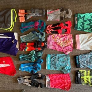 BUNDLE OF NIKE SPANDEX AND NIKE ELITE SOCKS!!!
